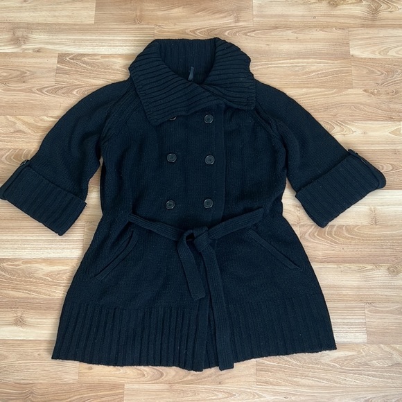Naf Naf Black Wool Cardigan - Picture 4 of 16